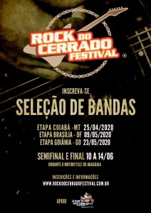 Rock do Cerrado Festival (flyer seletivas)